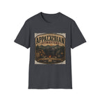 Appalachian Pitmasters vintage t-shirt worn, front view