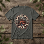 Title: Smoke Ring Society — Comfort Colors Tee