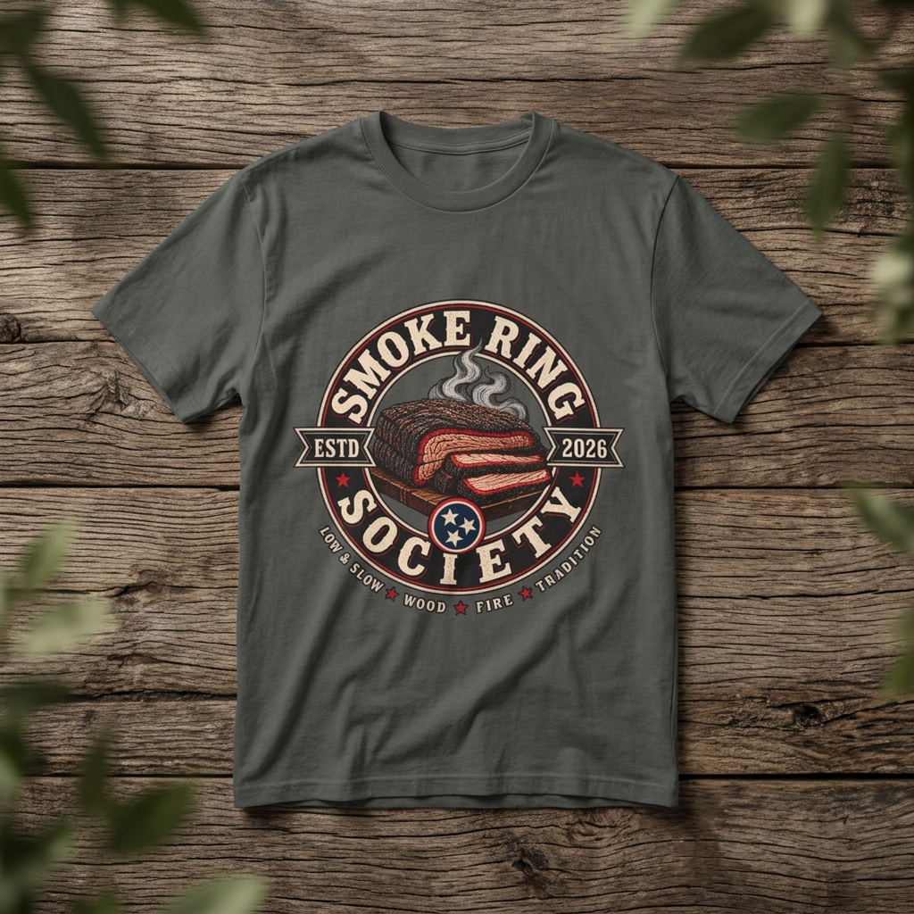Title: Smoke Ring Society — Comfort Colors Tee