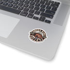 Smoke Ring Society Kiss-Cut Sticker — BBQ Brisket Smoking Emblem