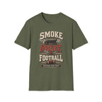 Smoke Meat & Football t-shirt color options