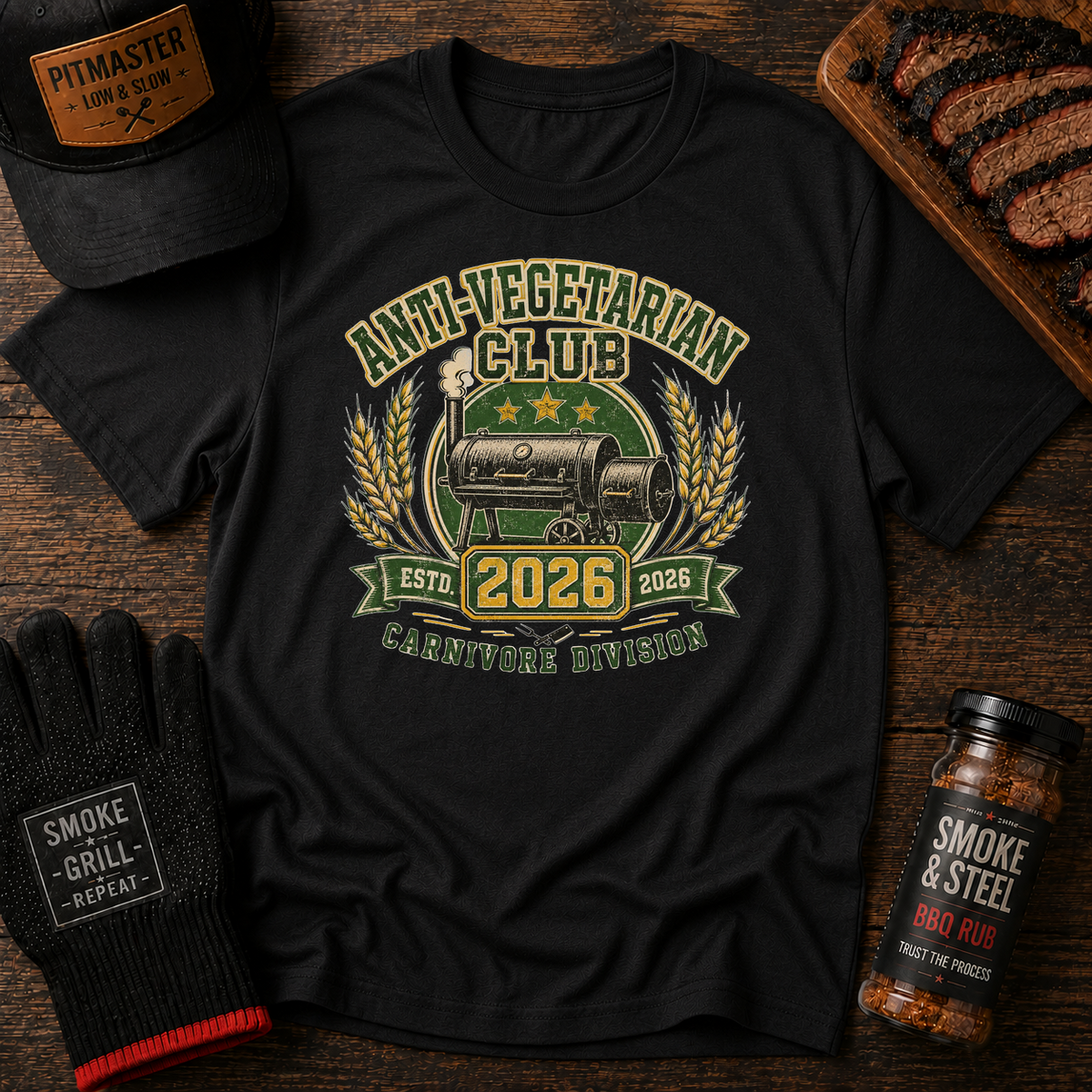 Anti-Vegetarian Club Carnivore Division 2026 T-Shirt