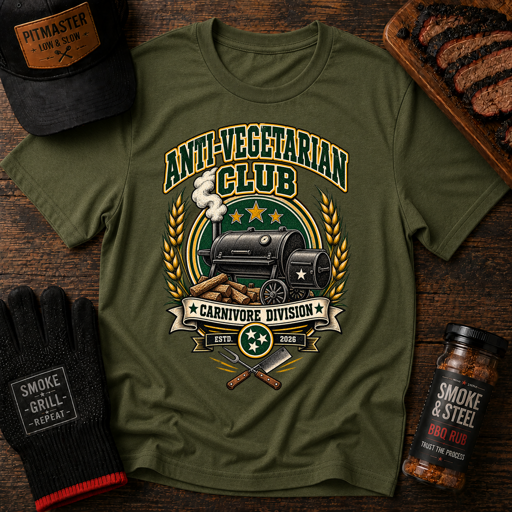 Anti-Vegetarian Club Meat Lover T-Shirt