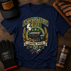 Anti-Vegetarian Club Meat Lover T-Shirt – Vintage Anti-Vegetarian Club tee for meat lovers and grill fans