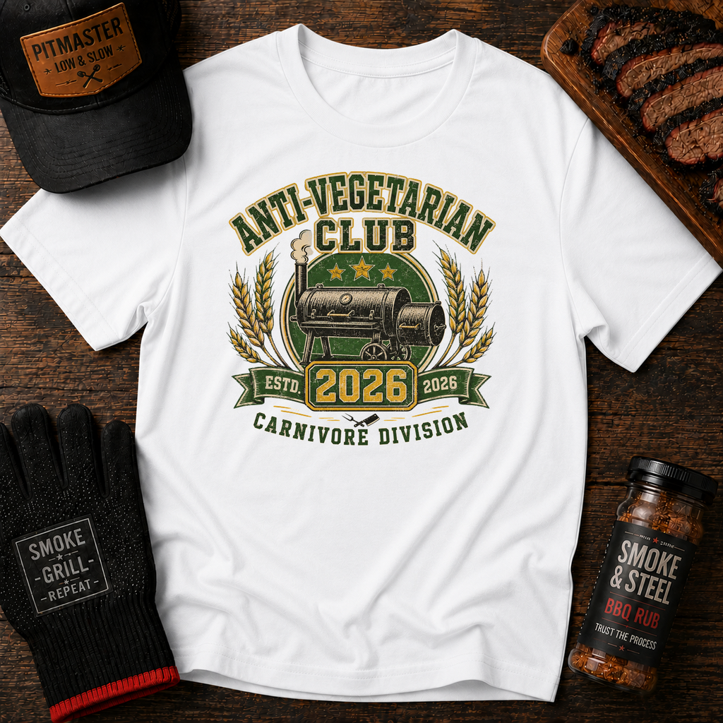 Anti-Vegetarian Club Carnivore Division 2026 T-Shirt