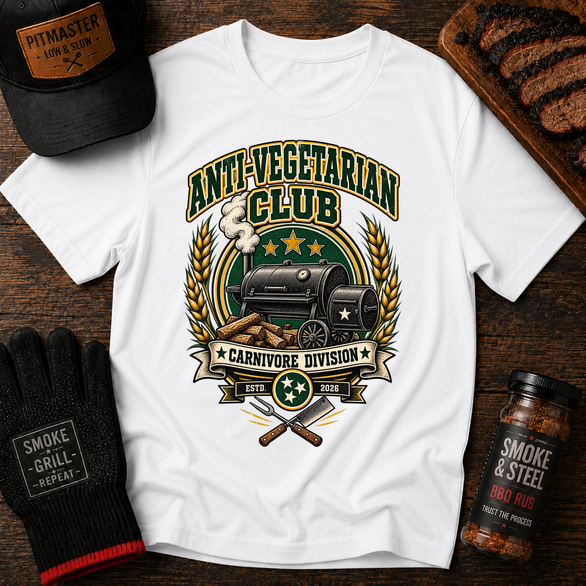 Anti-Vegetarian Club Meat Lover T-Shirt