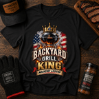 Backyard Grill King T-Shirt — Patriotic BBQ Weekend Legend Tee
