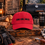 Dad Cap — "I Came, I Saw, I Grilled" Embroidered BBQ Hat