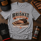 Brisket Never Sleeps BBQ T-Shirt