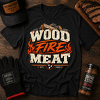 Wood Fire Meat BBQ T-Shirt