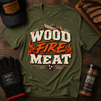 Wood Fire Meat BBQ T-Shirt