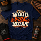 Wood Fire Meat BBQ T-Shirt